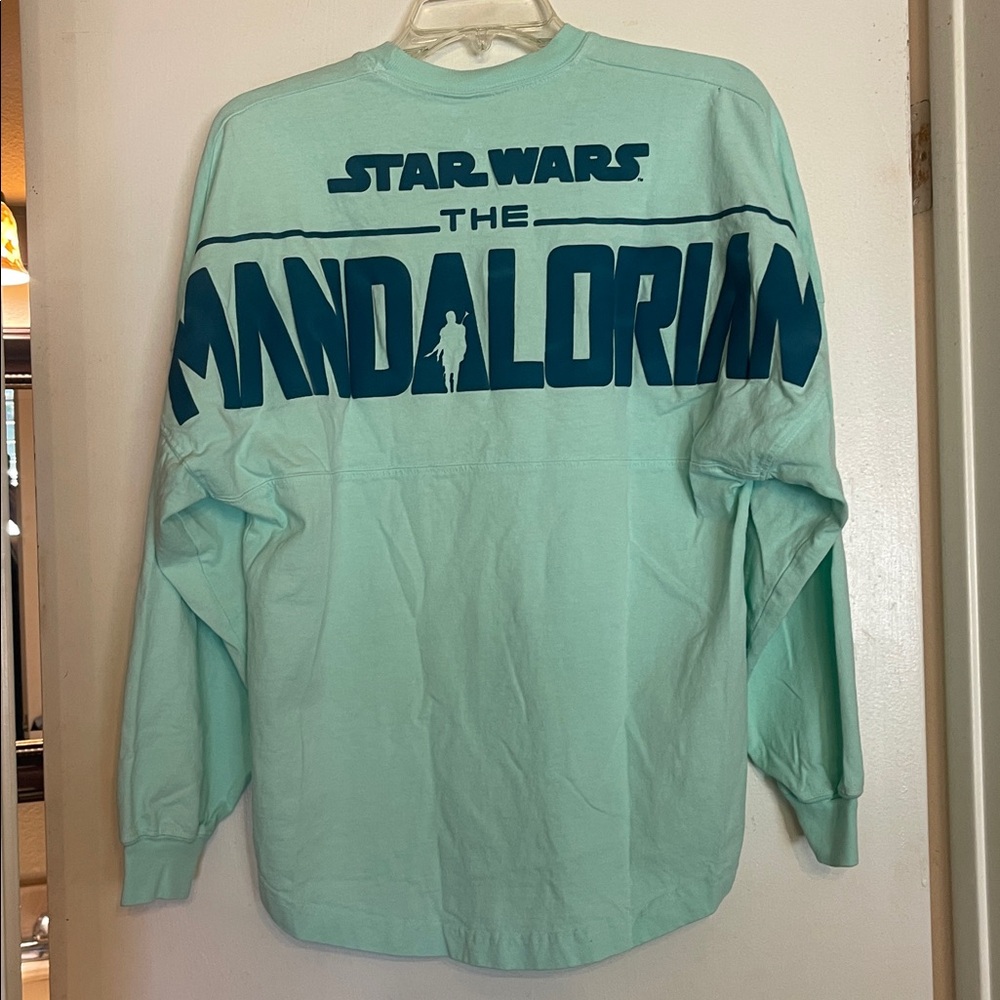 Disney Star Wars The Mandalorian Grogu Green Spirit Jersey Size XSmall